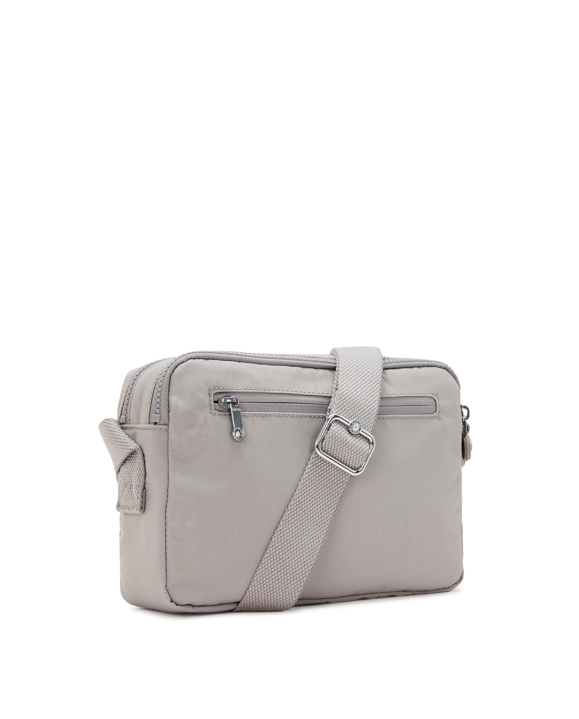 Bandolera de mujer Abanu M con correa ajustable en gris - Kipling - Gris claro Gris claro-3