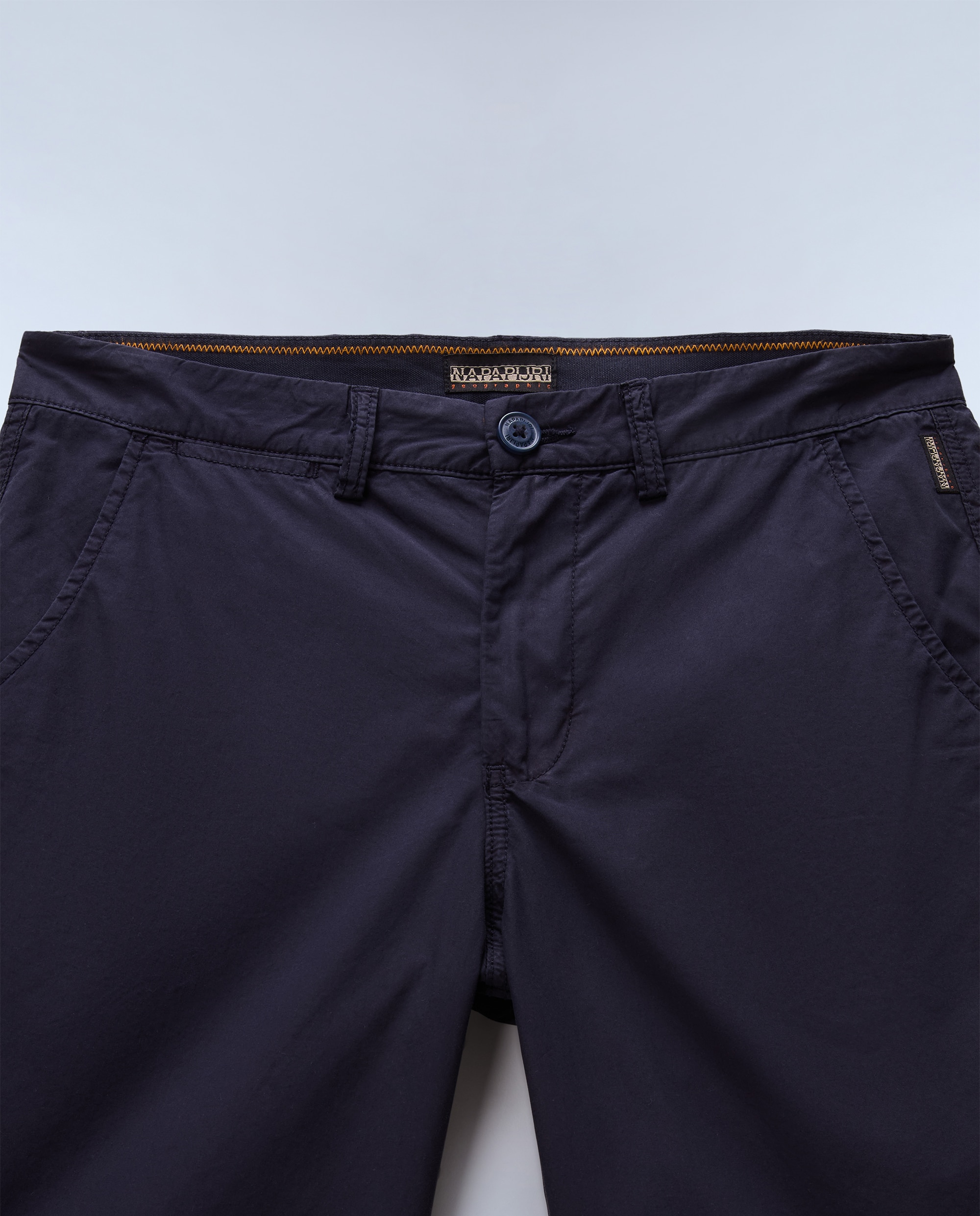 Bermuda de hombre Nakuru lisa - Napapijri - Naranja Azul marino-7