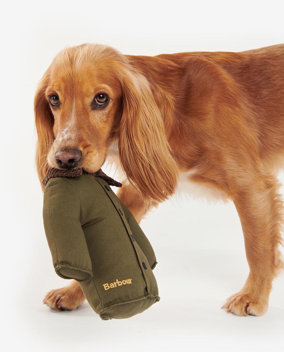 Peluche Barbour Jacket Dog Toy Marrón-2