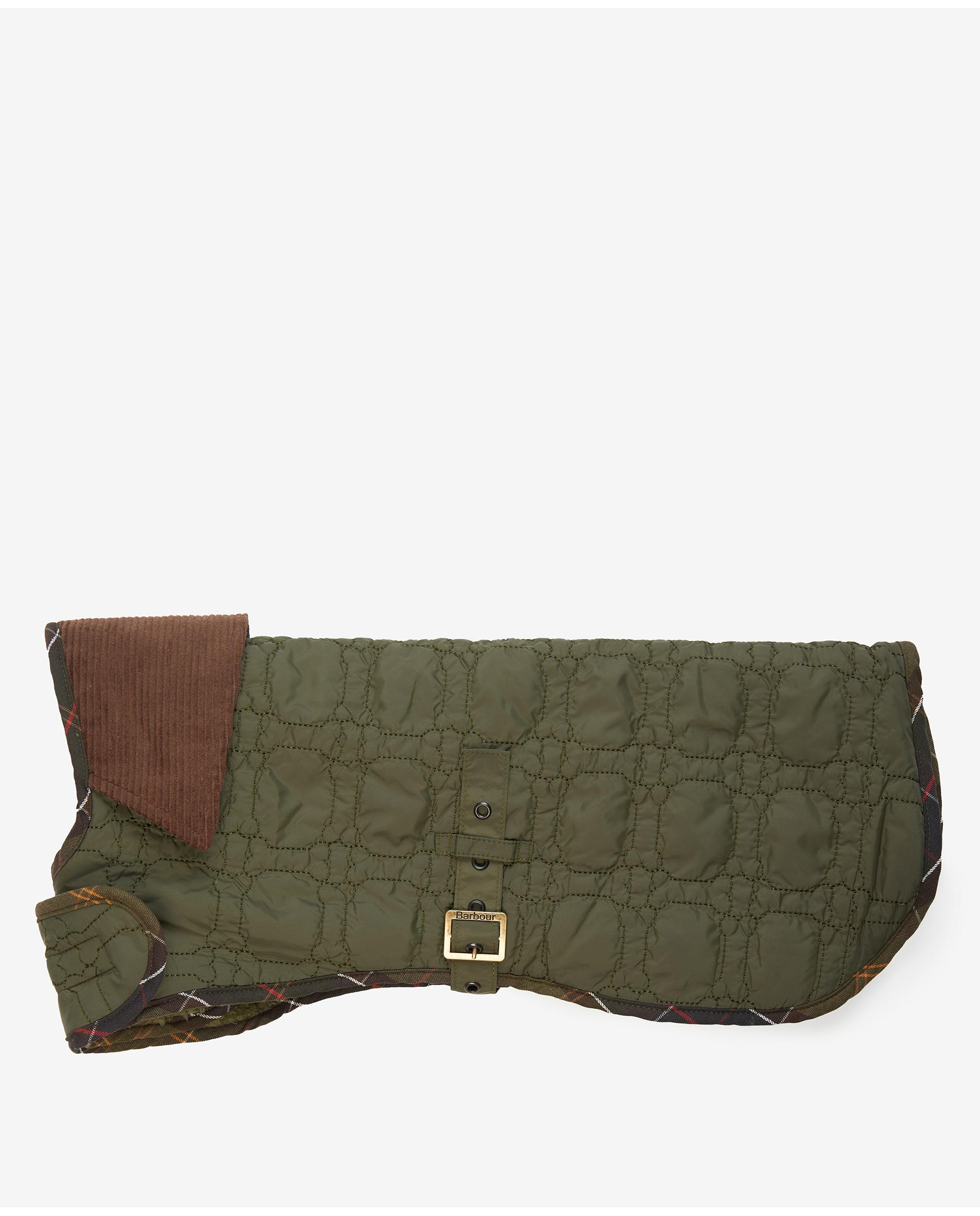 Abrigo Barbour Dog Bone Quilted Dog Coat