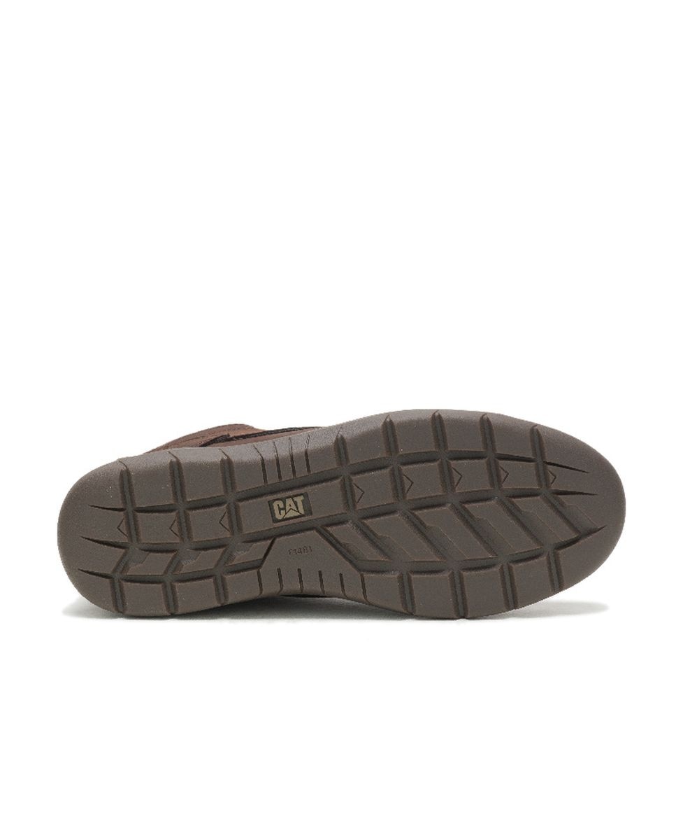 Botines de hombre de piel roamer mid 2 0 Marrón oscuro Caterpillar Marrón oscuro-5