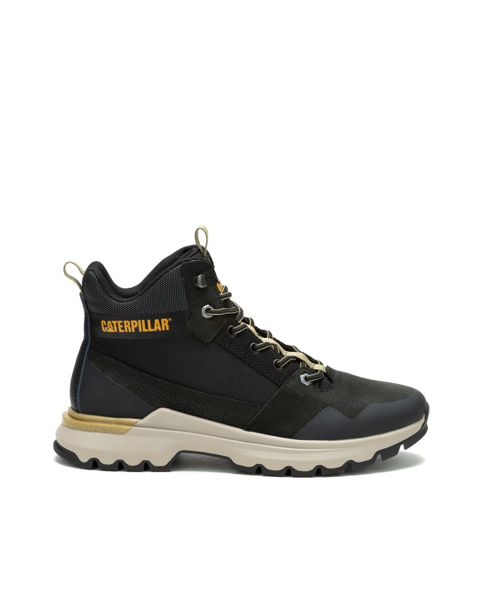 Botas unisex de piel colorado sneaker Negro Caterpillar Negro-1