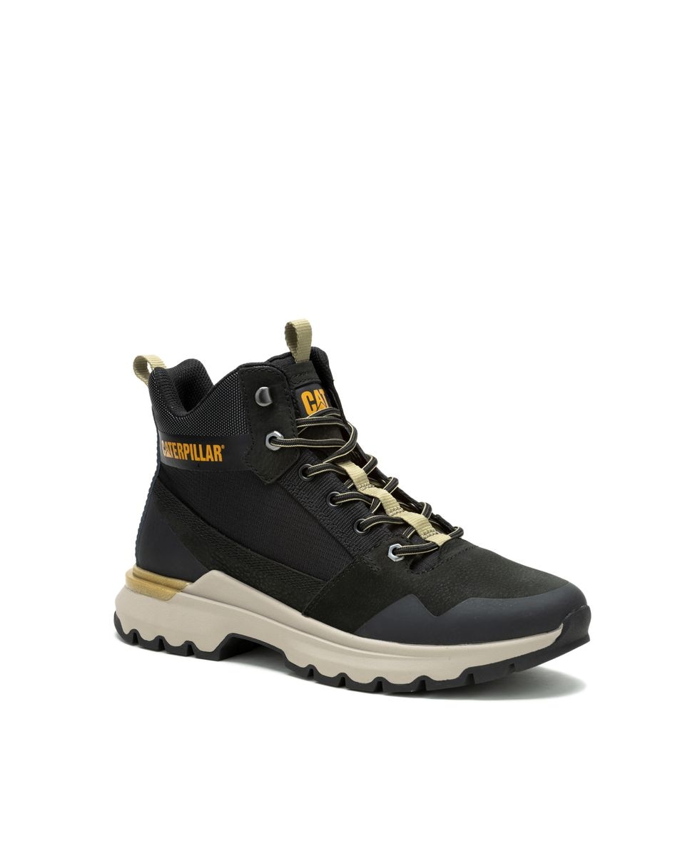 Botas unisex de piel colorado sneaker Negro Caterpillar Negro-3