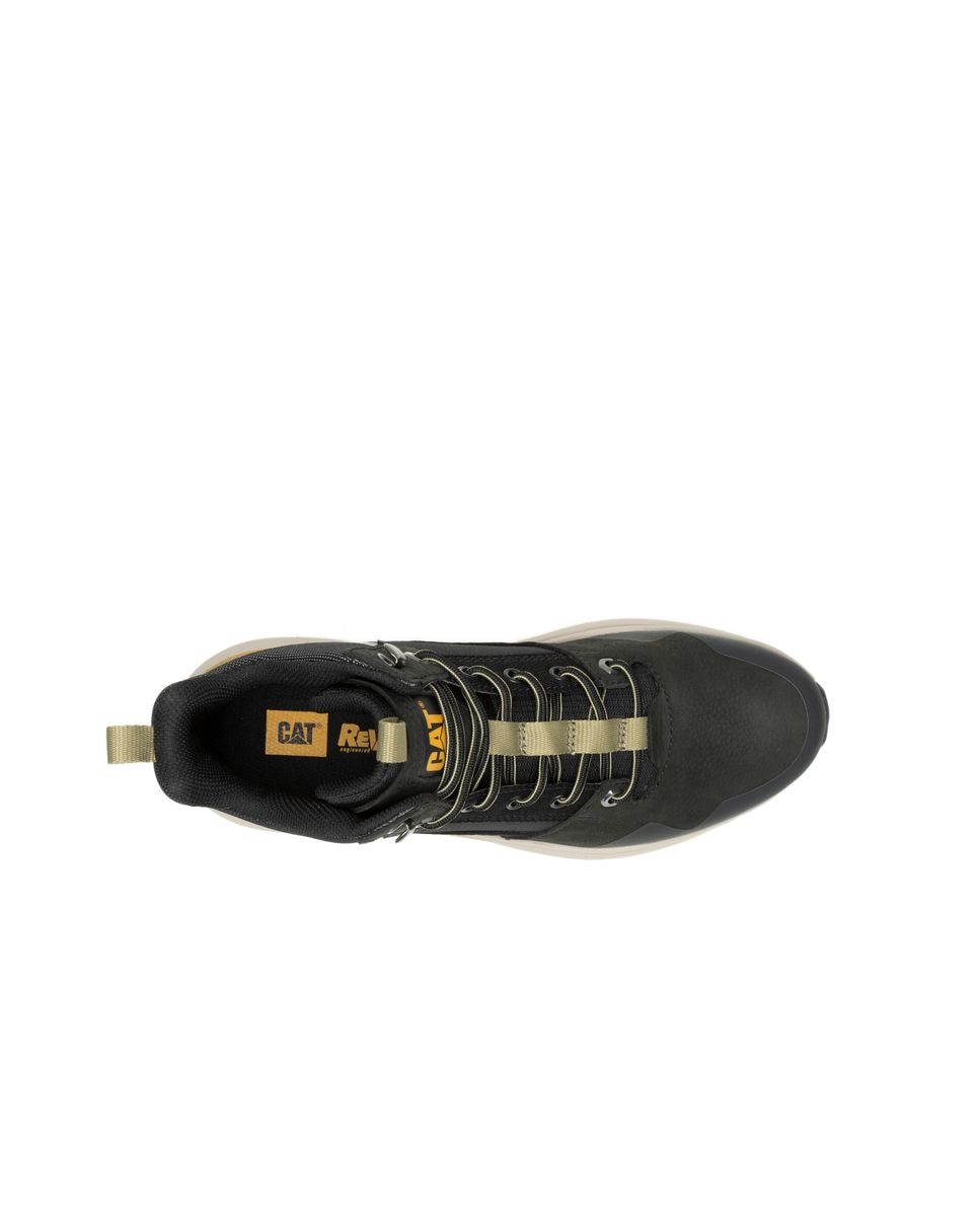 Botas unisex de piel colorado sneaker Negro Caterpillar Negro-4