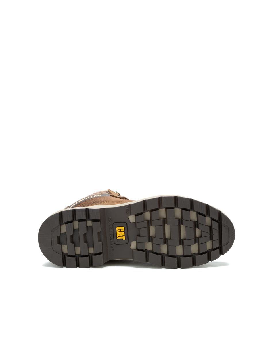 Botas unisex de piel colorado sneaker - Caterpillar - Marrón Marrón-5