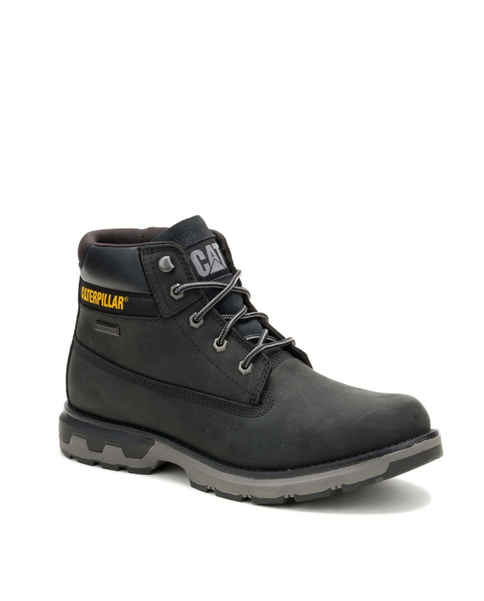 Botas de hombre de piel pursue wp - Caterpillar - Negro Negro-3