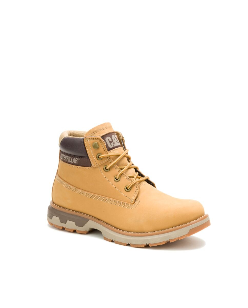 Botas de hombre de piel pursue - Caterpillar - Amarillo Amarillo-3