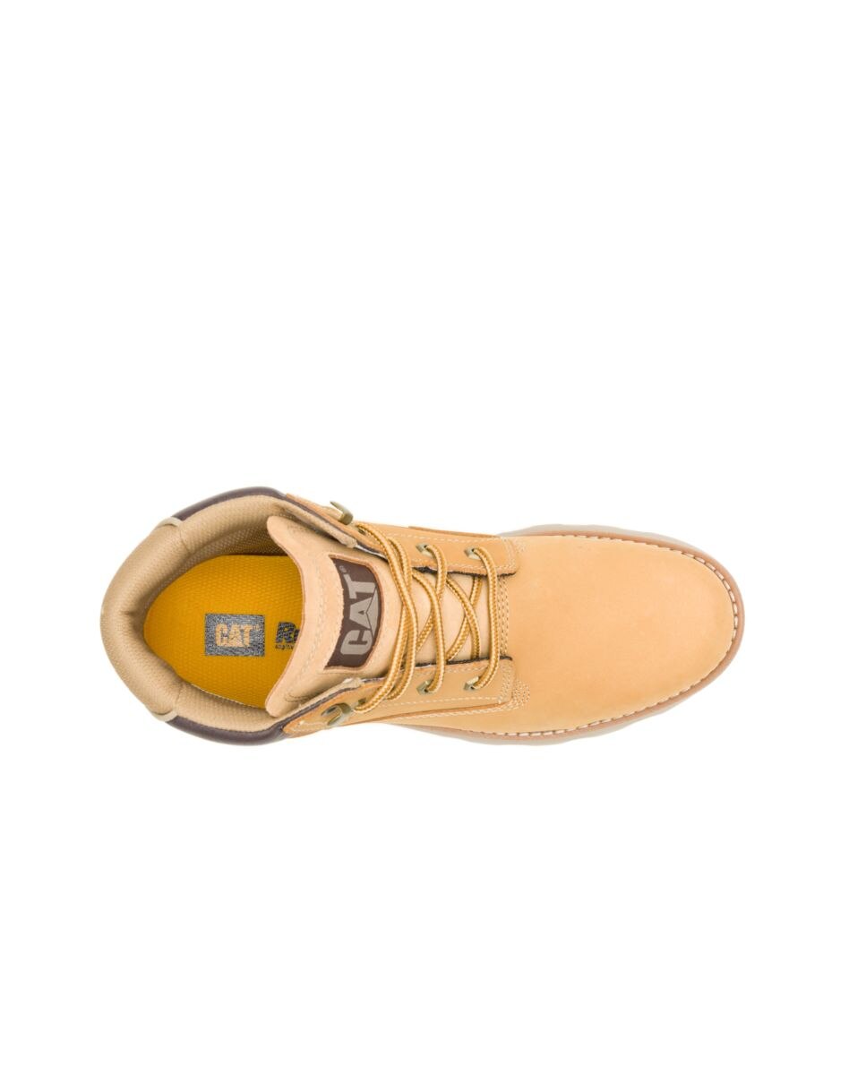 Botas de hombre de piel pursue - Caterpillar - Amarillo Amarillo-4