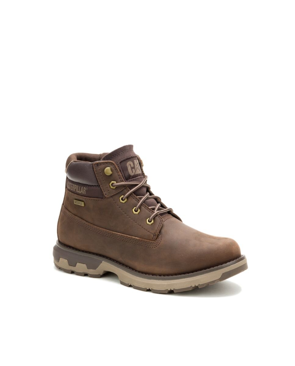 Botas de hombre de piel pursue wp - Caterpillar - Marrón oscuro Marrón oscuro-3