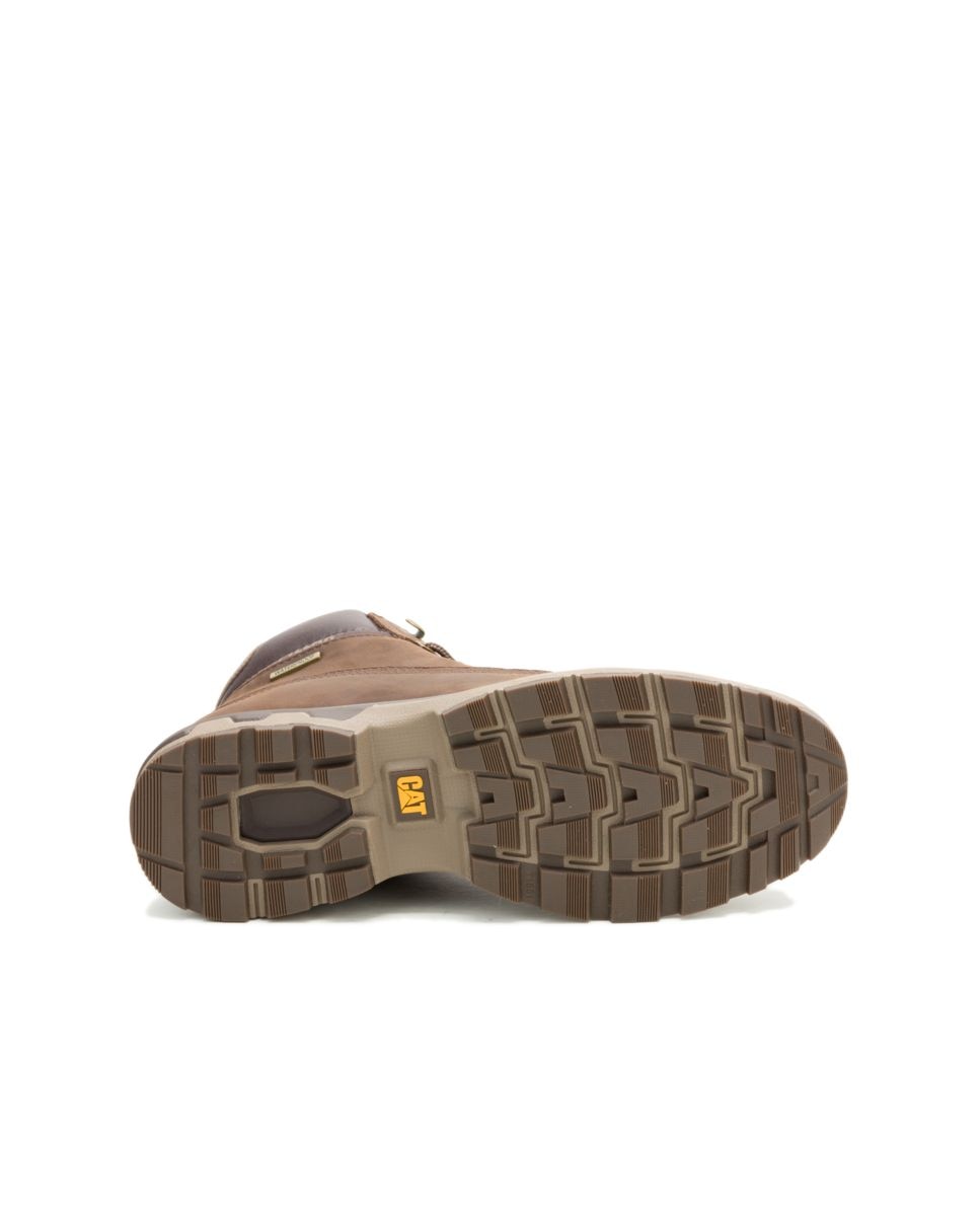 Botas de hombre de piel pursue wp - Caterpillar - Marrón oscuro Marrón oscuro-5