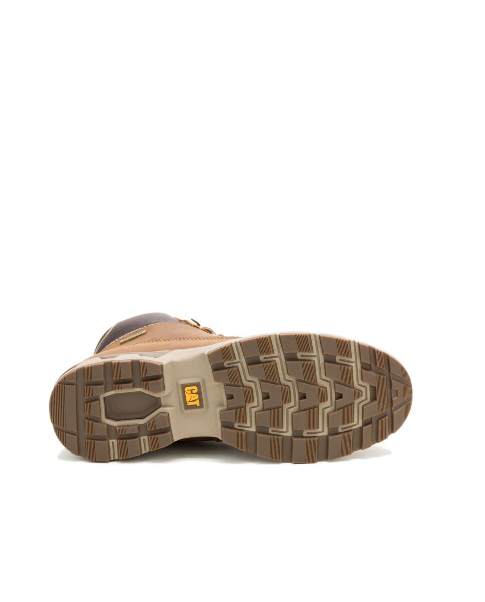 Botas de hombre de piel pursue wp - Caterpillar - Marrón claro Marrón claro-5
