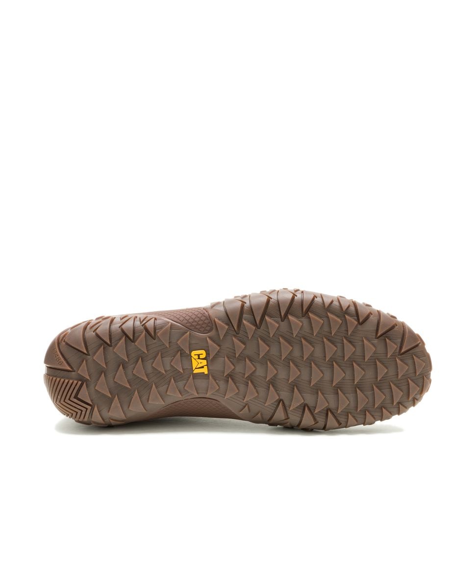 Zapatillas de hombre de piel gridlock lo - Caterpillar - Crudo Crudo-5