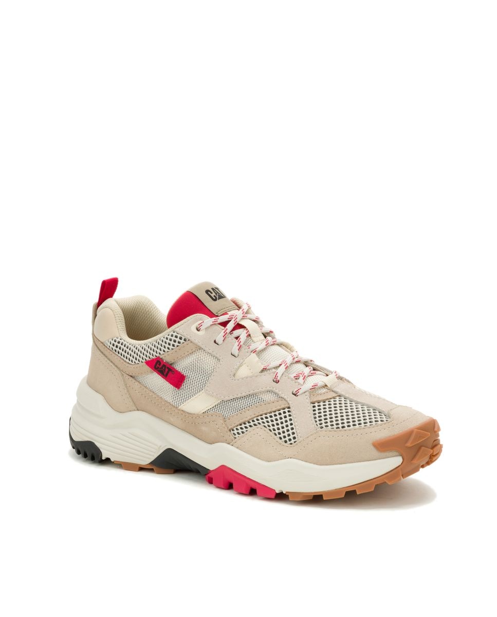 Zapatillas de hombre de piel grapple suede Natural Caterpillar Natural-3