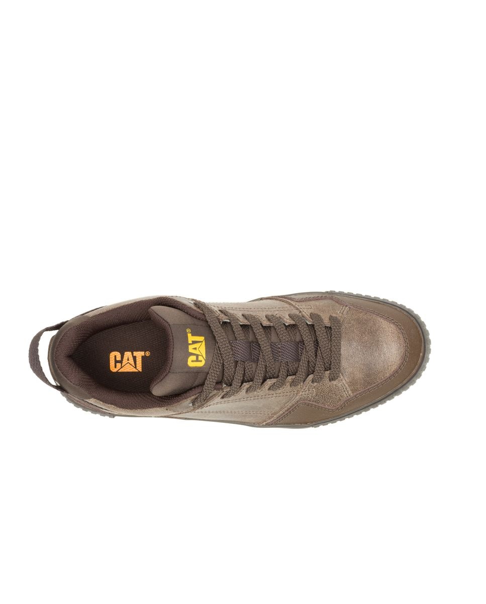 Zapatillas de hombre de piel axiom - Caterpillar - Topo Topo-4