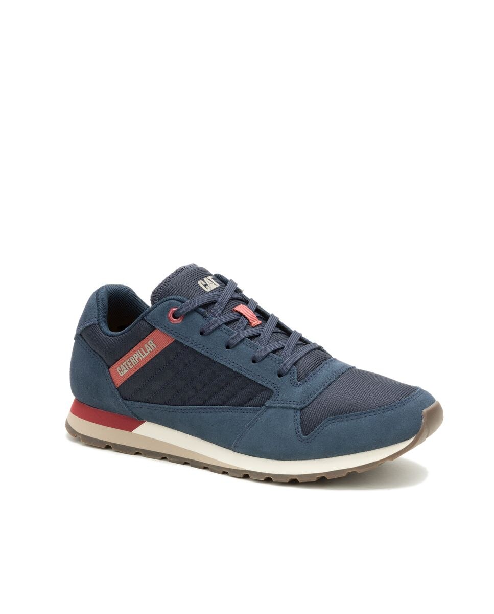 Zapatillas de hombre de piel ventura - Caterpillar - Azul marino Azul marino-3