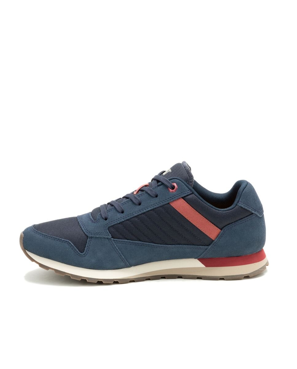 Zapatillas de hombre de piel ventura - Caterpillar - Azul marino Azul marino-2