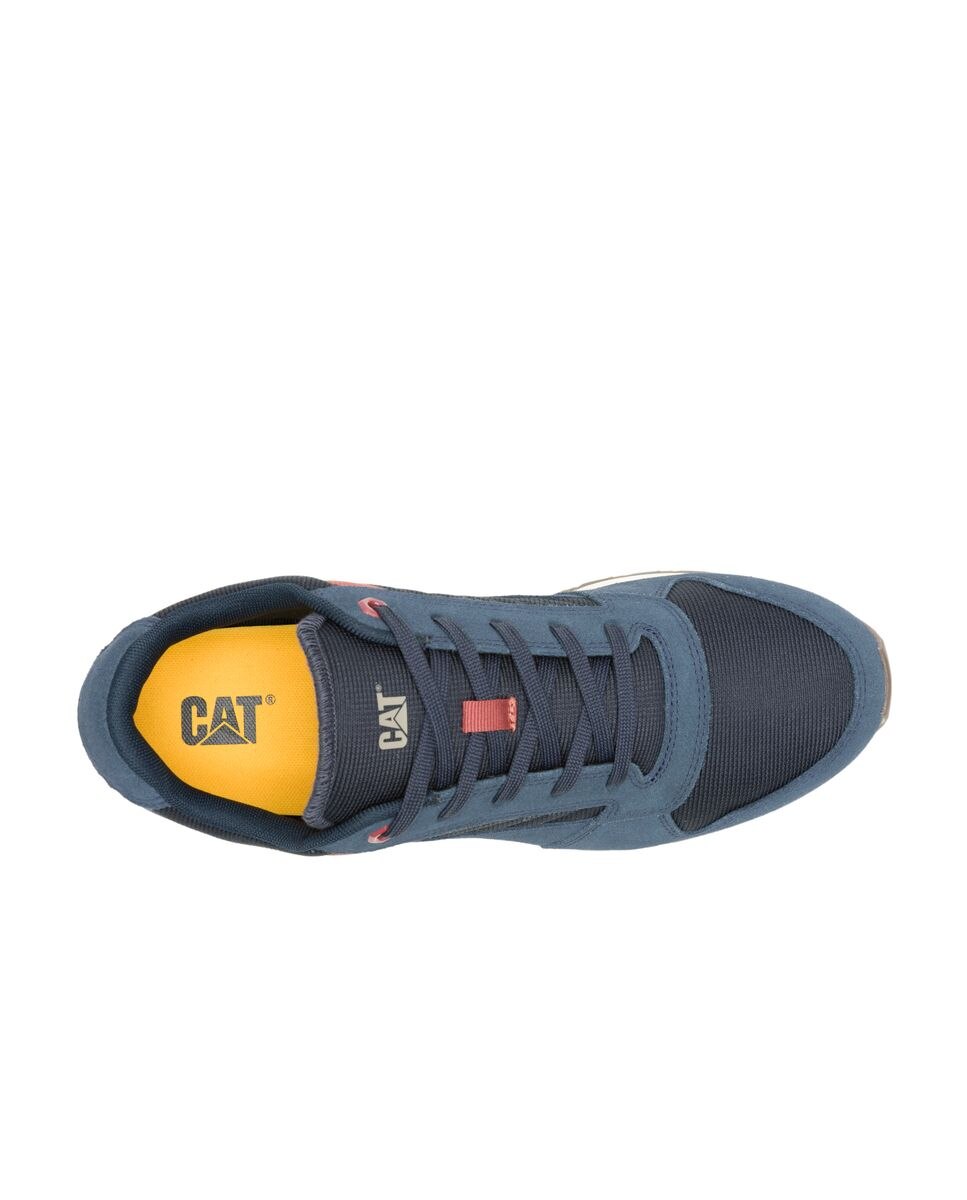 Zapatillas de hombre de piel ventura - Caterpillar - Azul marino Azul marino-4