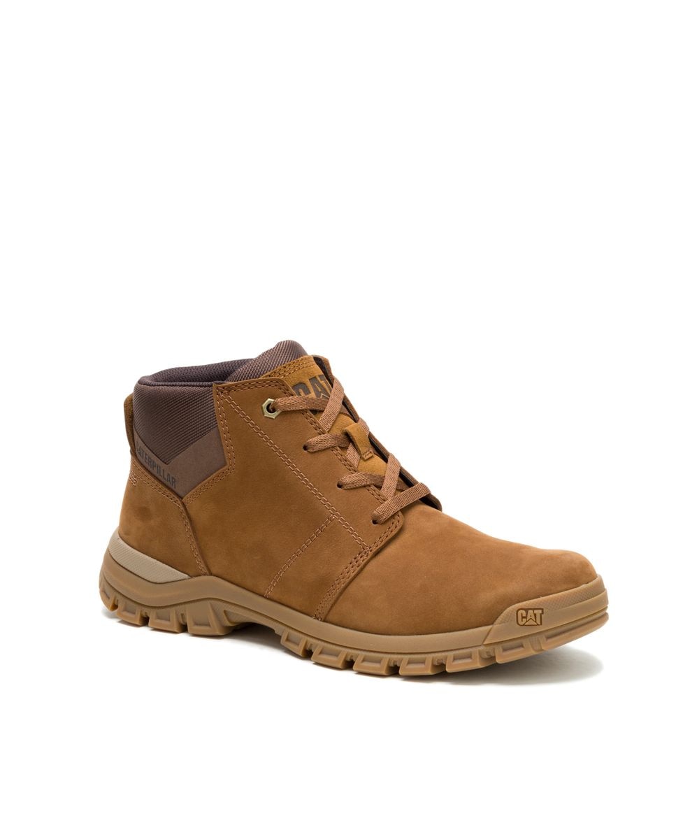 Botas de hombre de piel threshold chukka - Caterpillar - Marrón Marrón-3