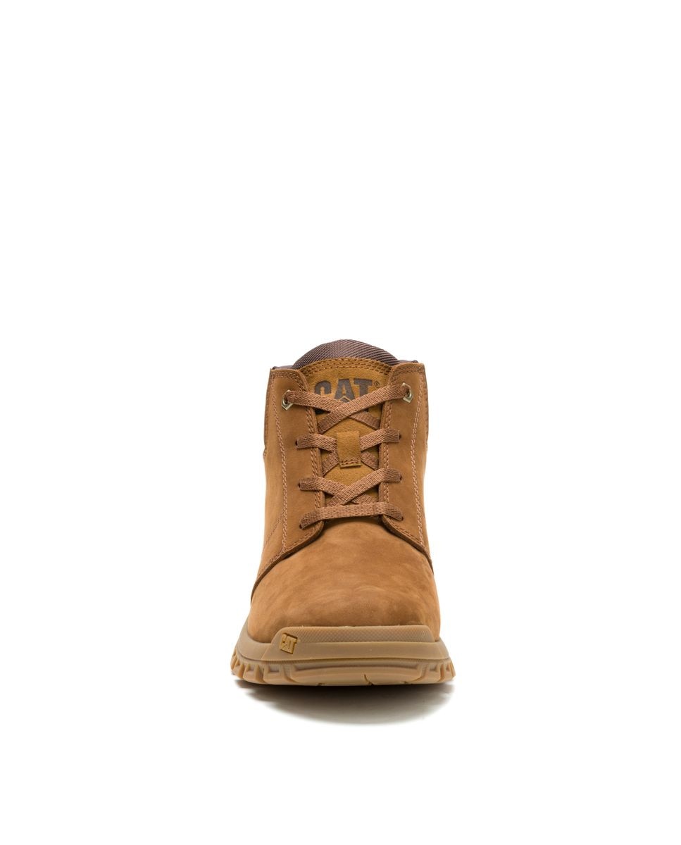 Botas de hombre de piel threshold chukka - Caterpillar - Marrón Marrón-4