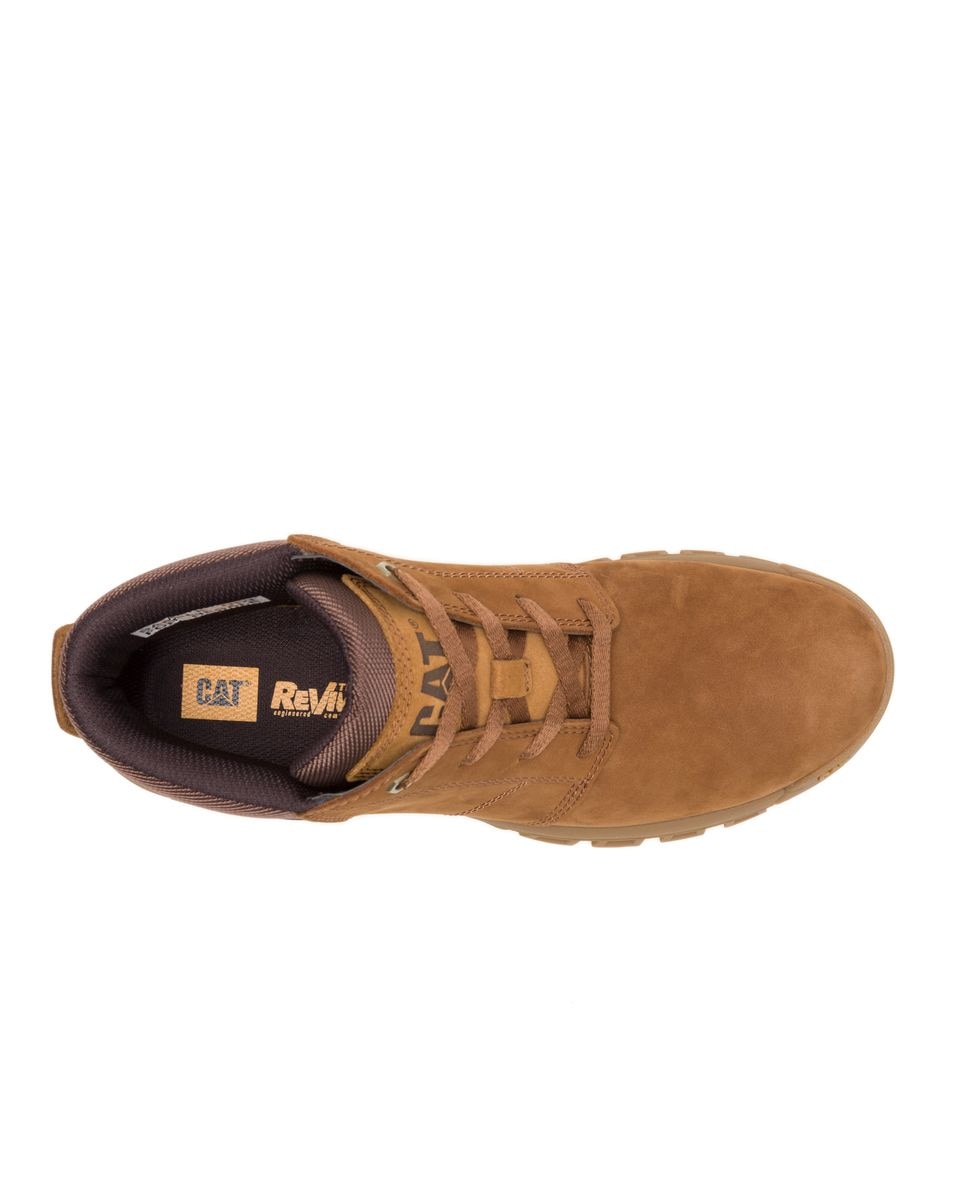 Botas de hombre de piel threshold chukka - Caterpillar - Marrón Marrón-5
