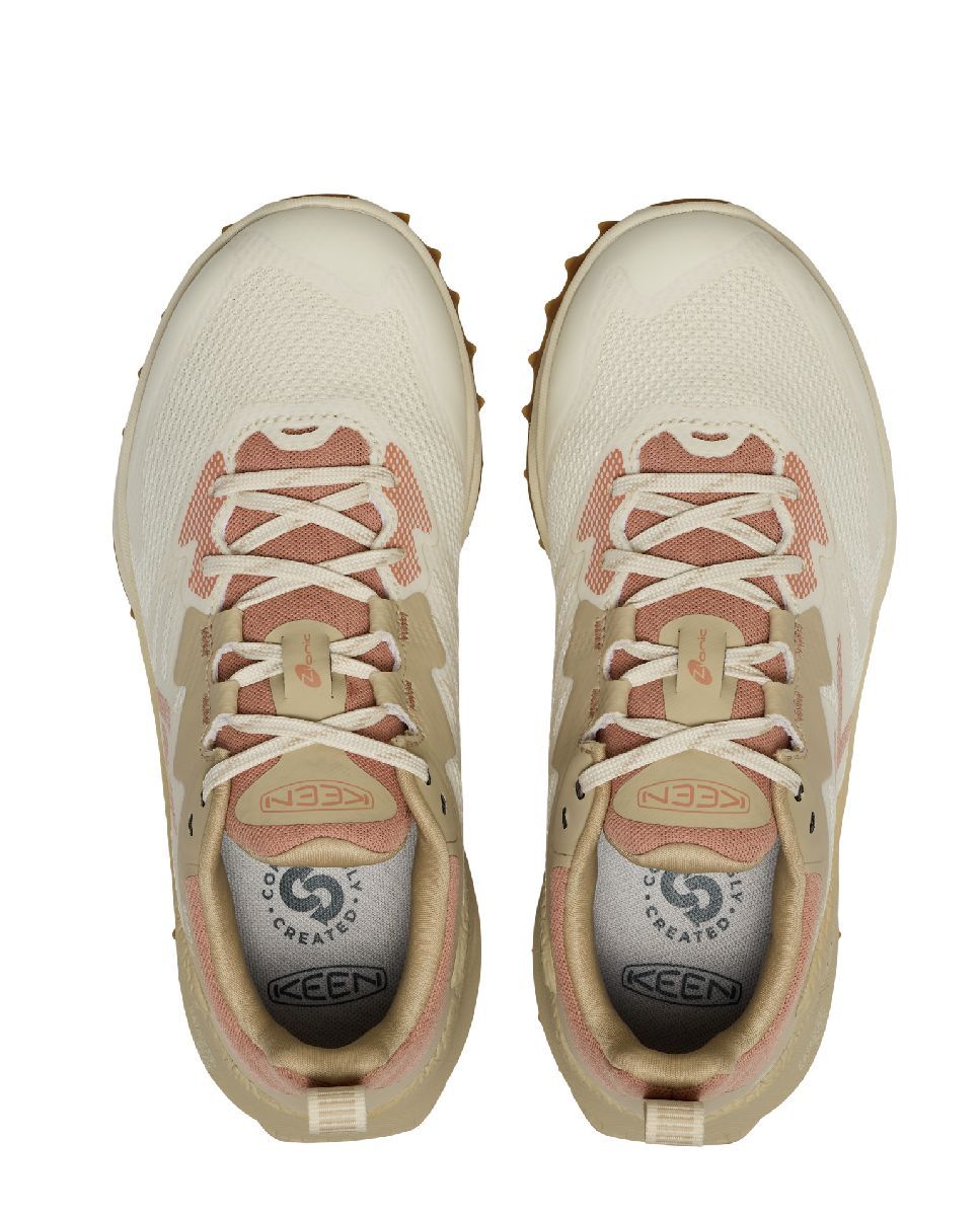 Zapatillas de montaña de mujer ZIONIC NXT WP Keen - Blanco / Rosa Blanco / Rosa-3