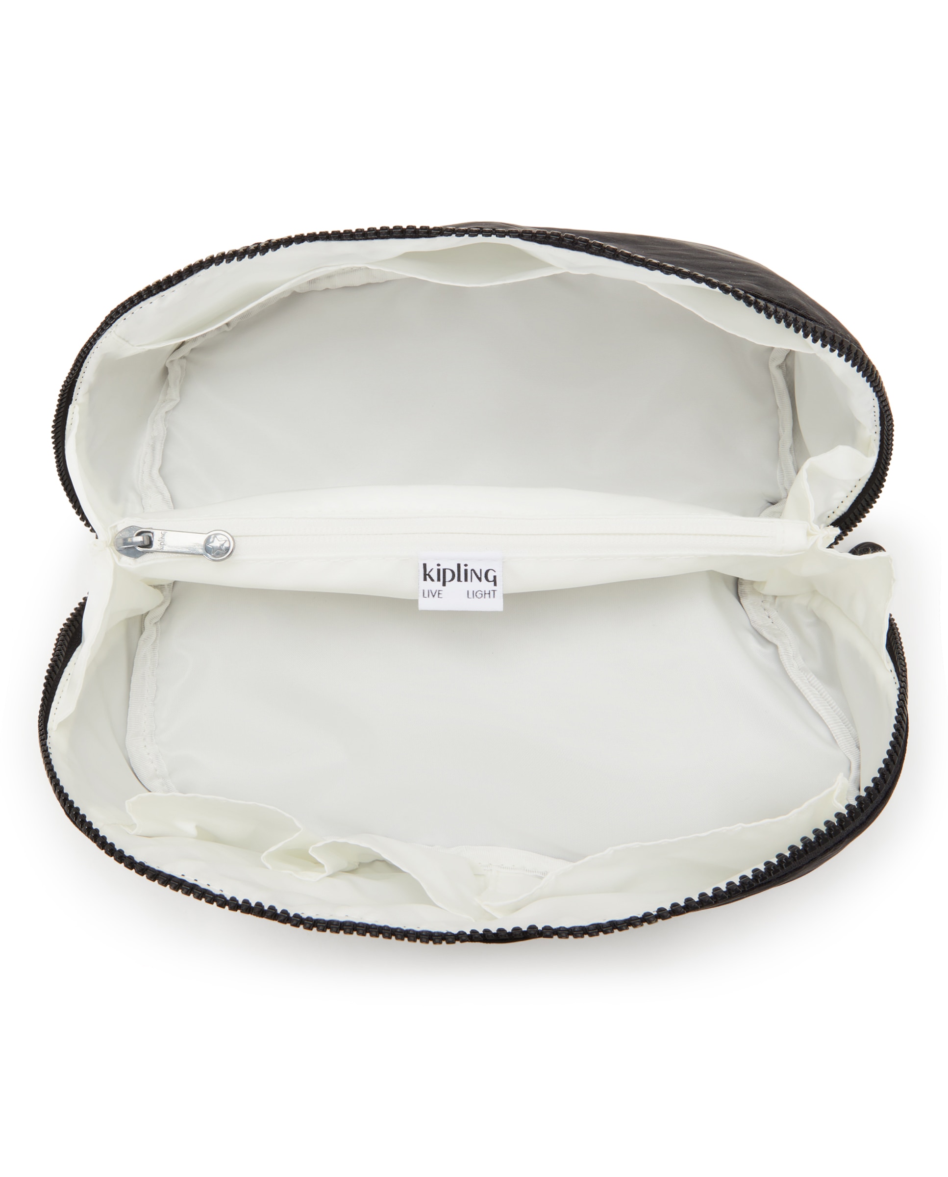 Neceser de mujer grande con múltiples bolsillos - Kipling - Negro Negro-2