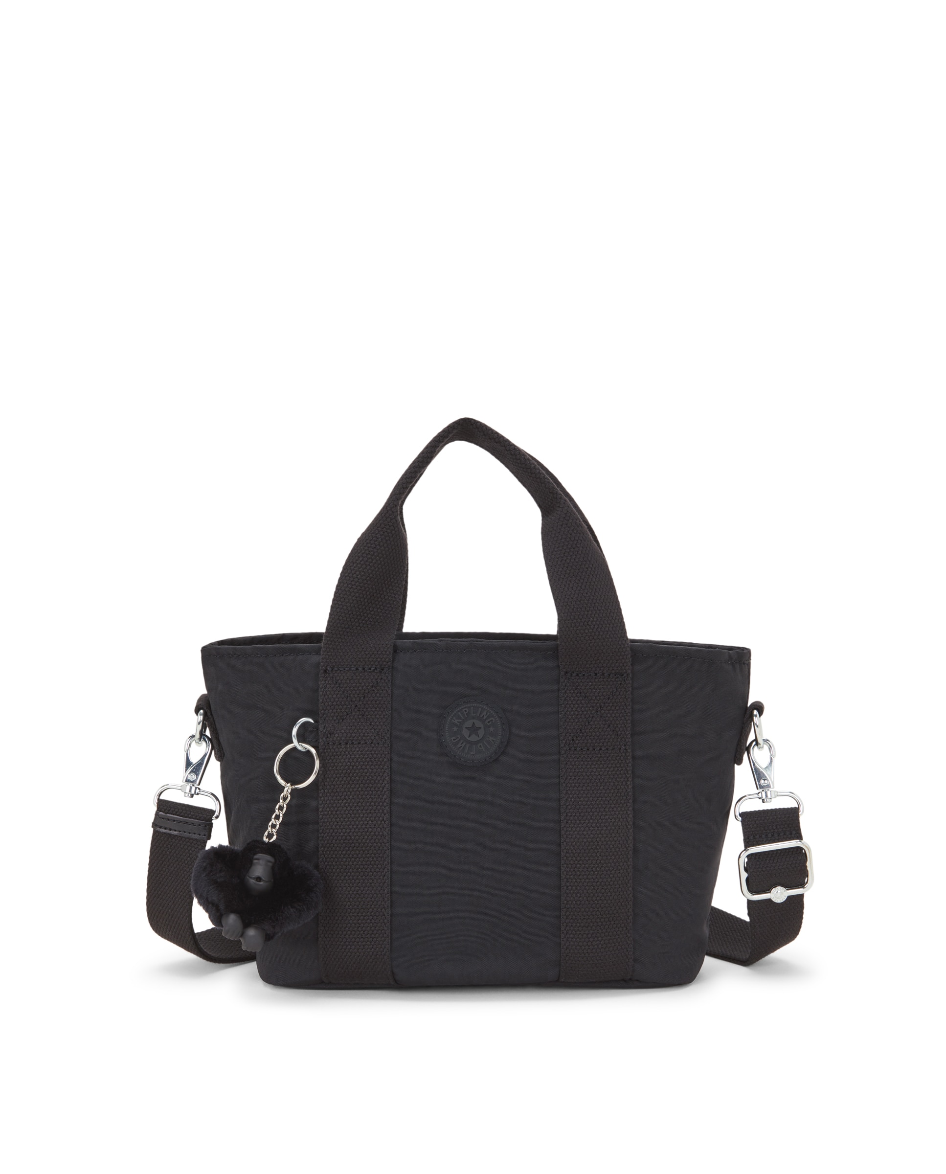 Bolso de mano pequeño con asa extraíble - Kipling - Negro Negro-1