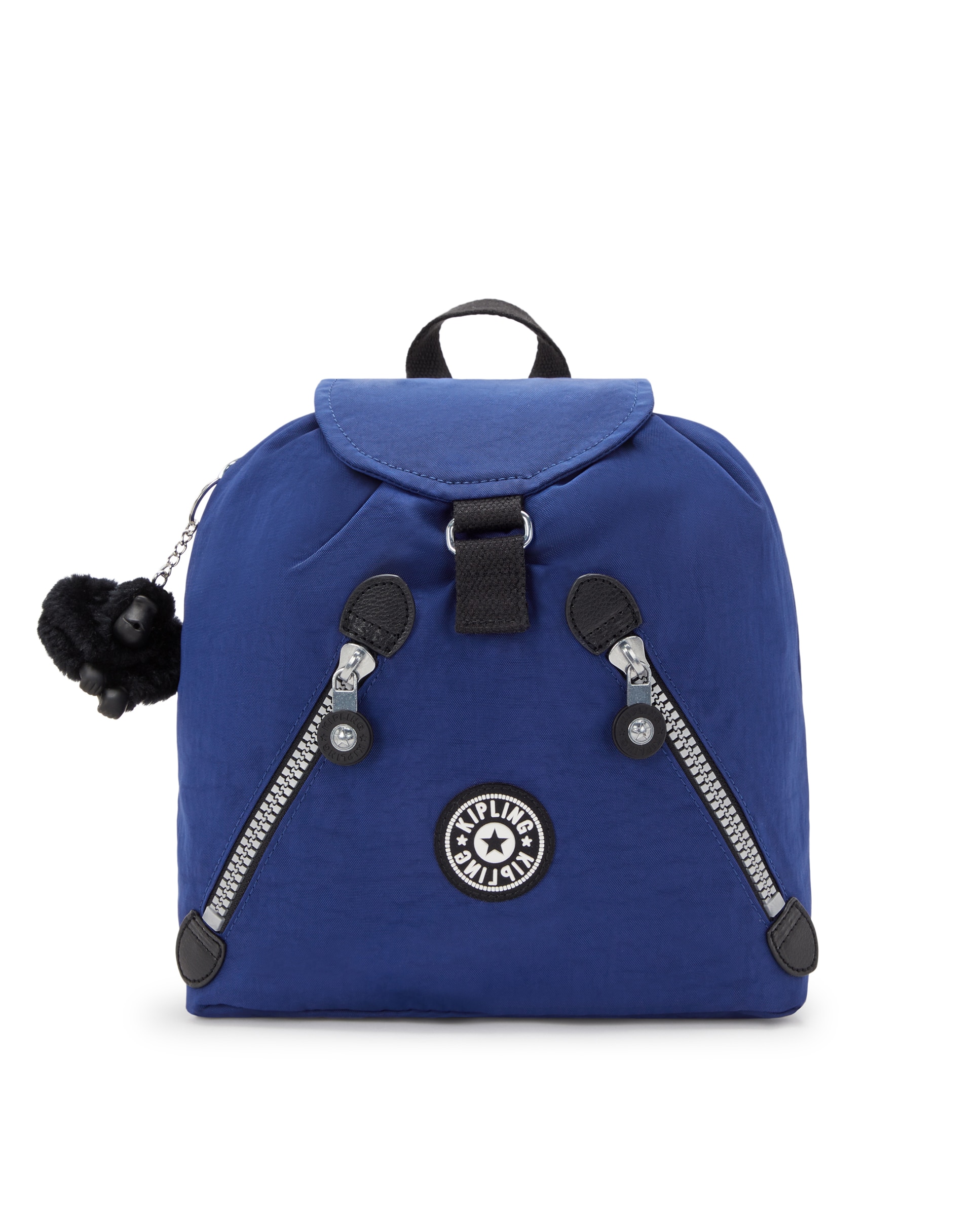 Mochila unisex pequena New Fundamental S con dos bolsillos frontales en azul marino Kipling El Corte Ingles