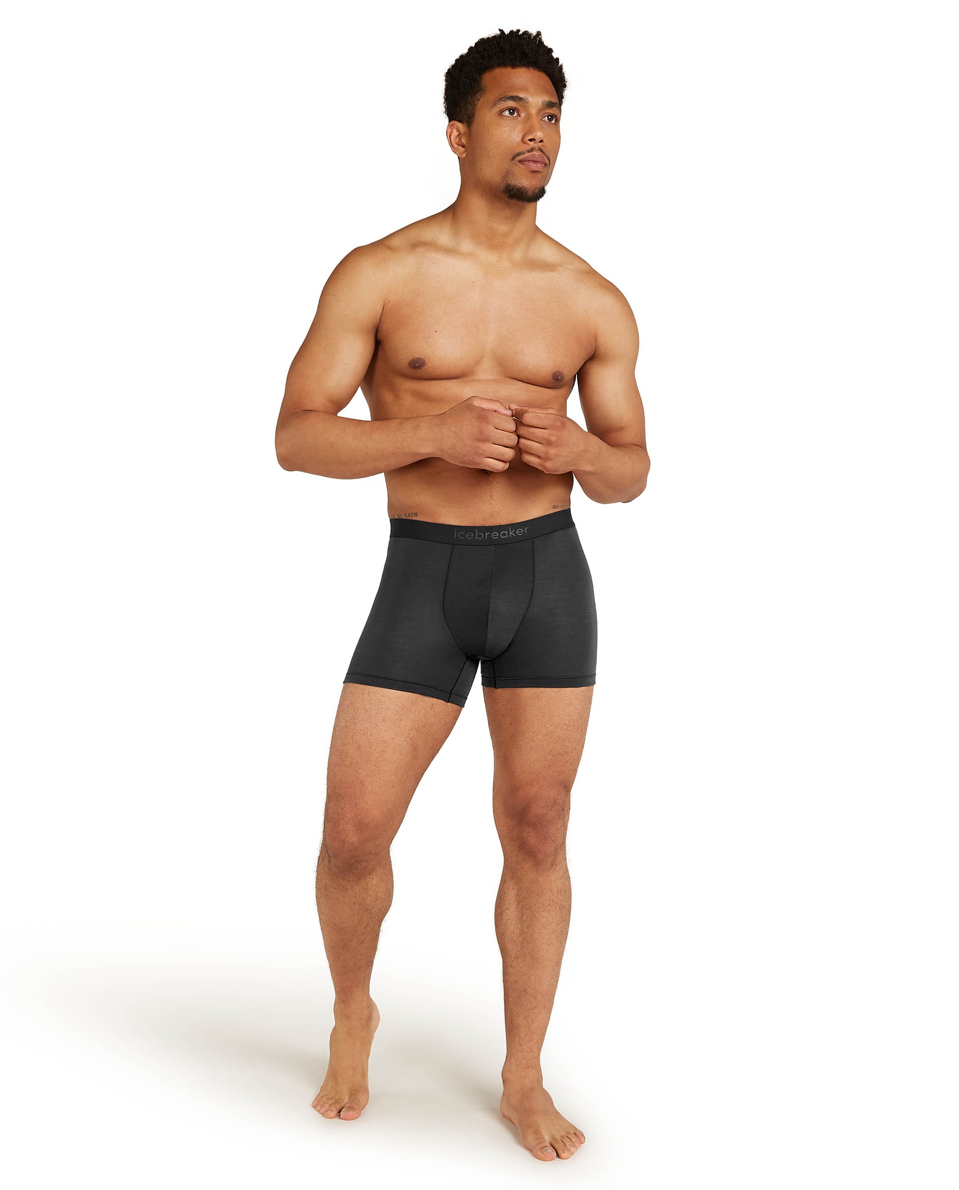 Imagen 3 de Bóxer Hombre M Anatomica Boxers ICEBREAKER - Negro Negro