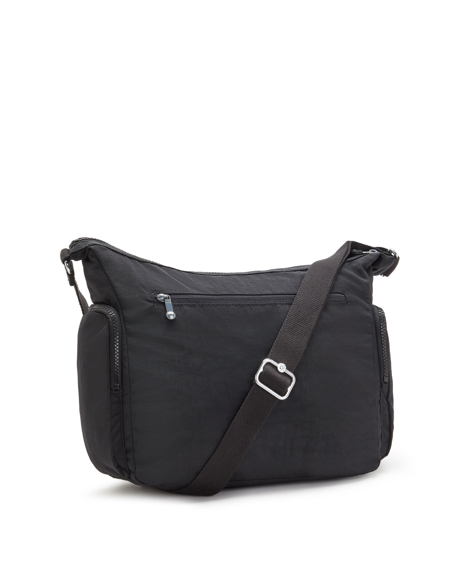 Bolso bandolera grande con correa ajustable - Kipling - Negro / Natural Negro-3
