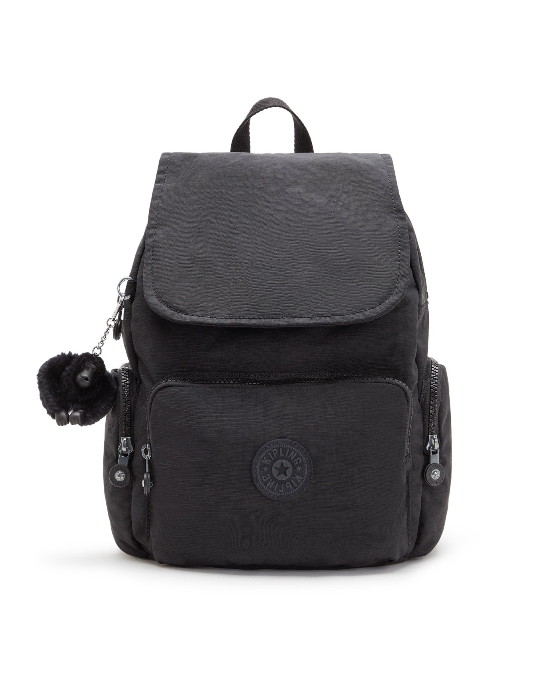 Mochila mini con bolsillos y correas ajustables - Kipling - Negro Negro-1