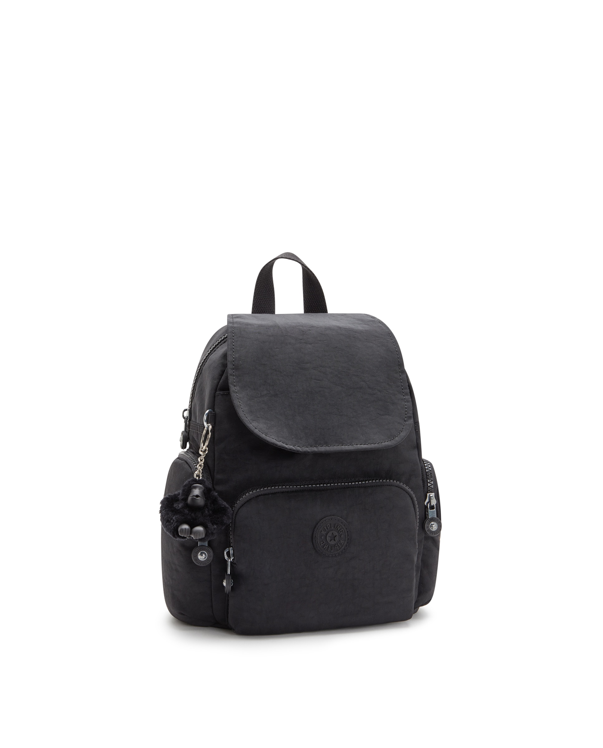 Mochila mini con bolsillos y correas ajustables - Kipling - Negro Negro-4
