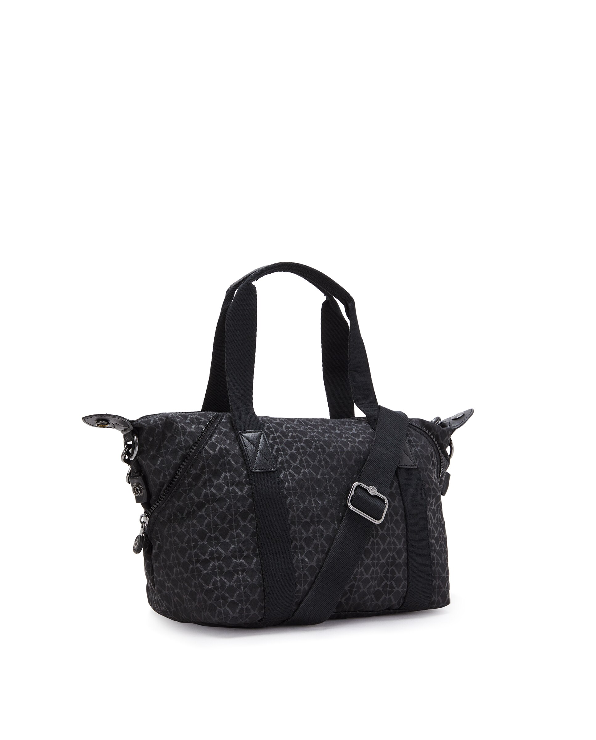 Bolso de hombro multiposición pequeño Art Mini en estampado - Kipling - Negro Negro-3