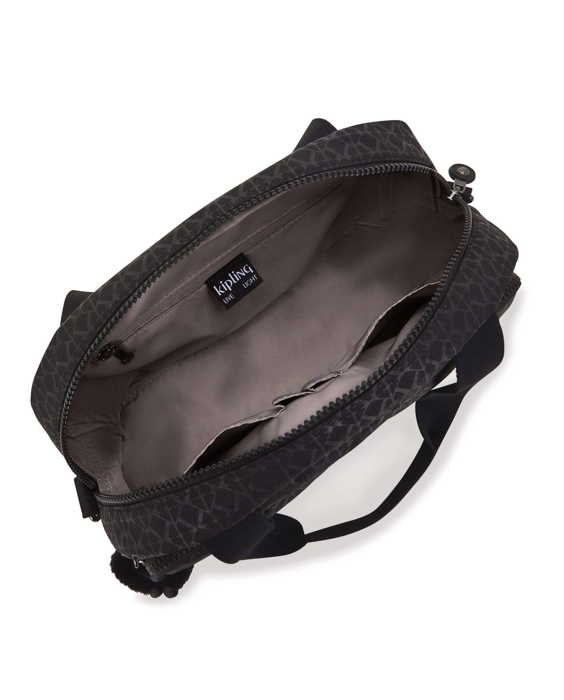 Bolso de hombro versátil Cool Defea con correa extraíble en estampado - Kipling - Negro Negro-3
