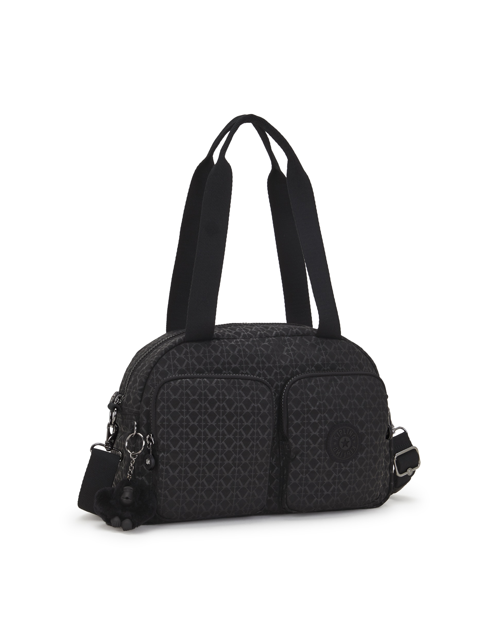 Bolso de hombro versátil Cool Defea con correa extraíble en estampado - Kipling - Negro Negro-5