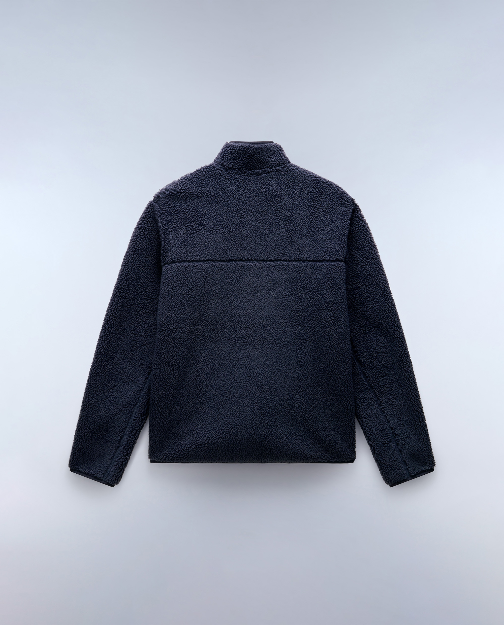 Sudadera de hombre tynik fz con cuello alto y cremallera - Napapijri - Azul marino Azul marino-5