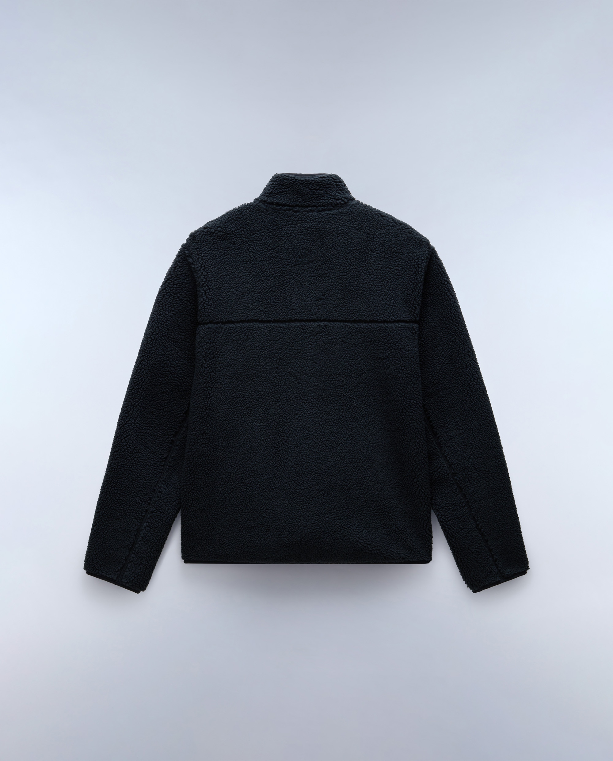 Sudadera de hombre tynik fz con cuello alto y cremallera - Napapijri - Negro Negro-5