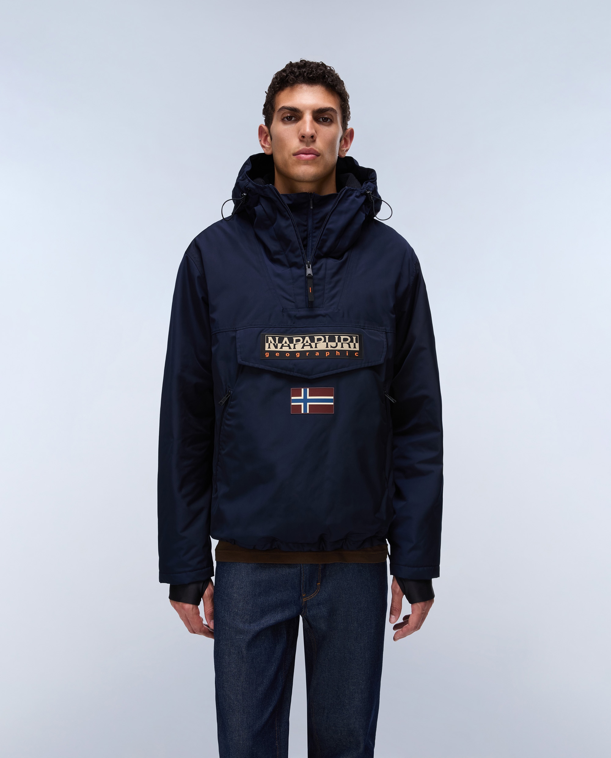 Imagen 1 de Parka de hombre rainforest next con capucha e impermeable Verde Oliva