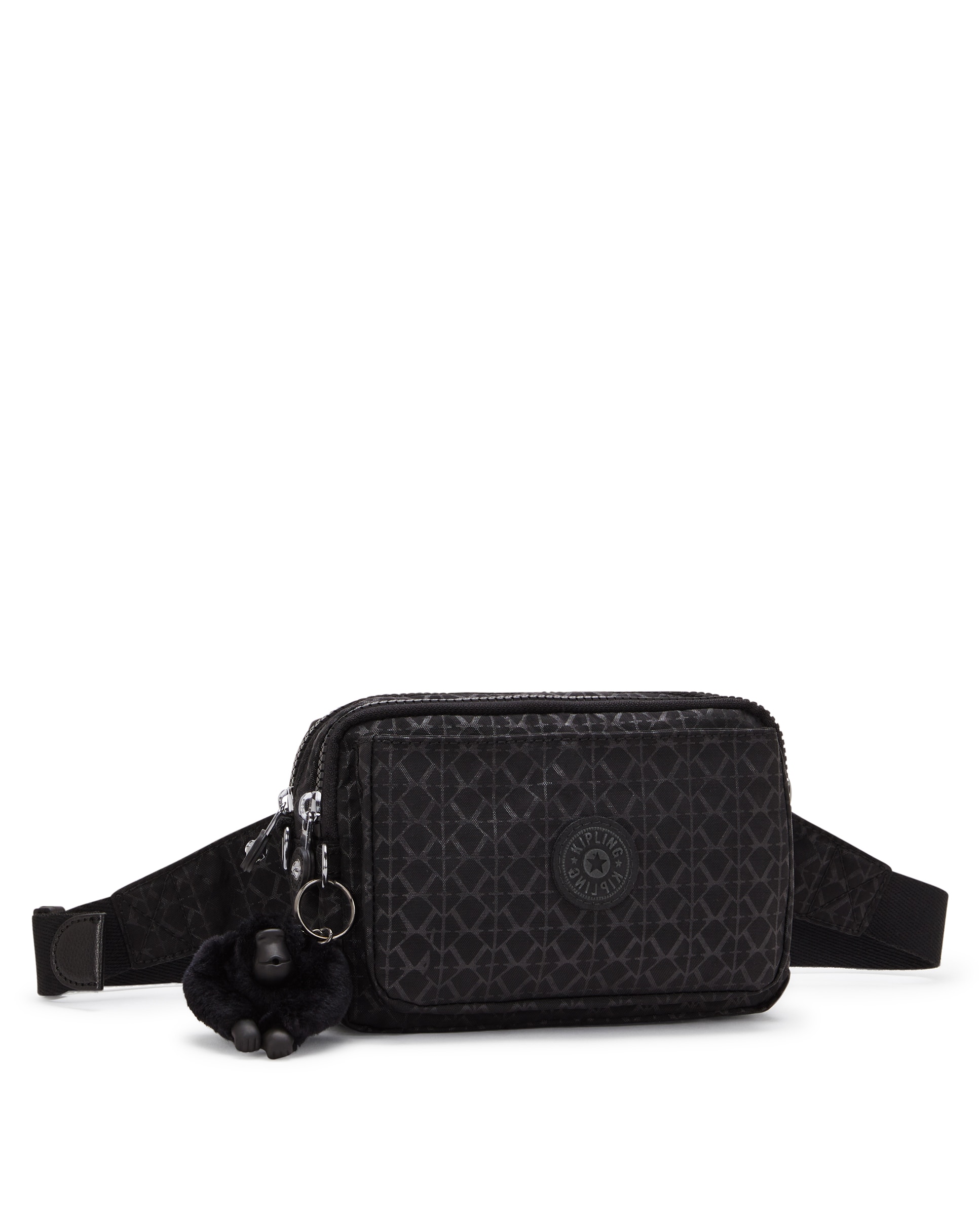 Bolsito cruzado de mujer 2 en 1 convertible en riñonera - Kipling - Negro mate Negro mate-4