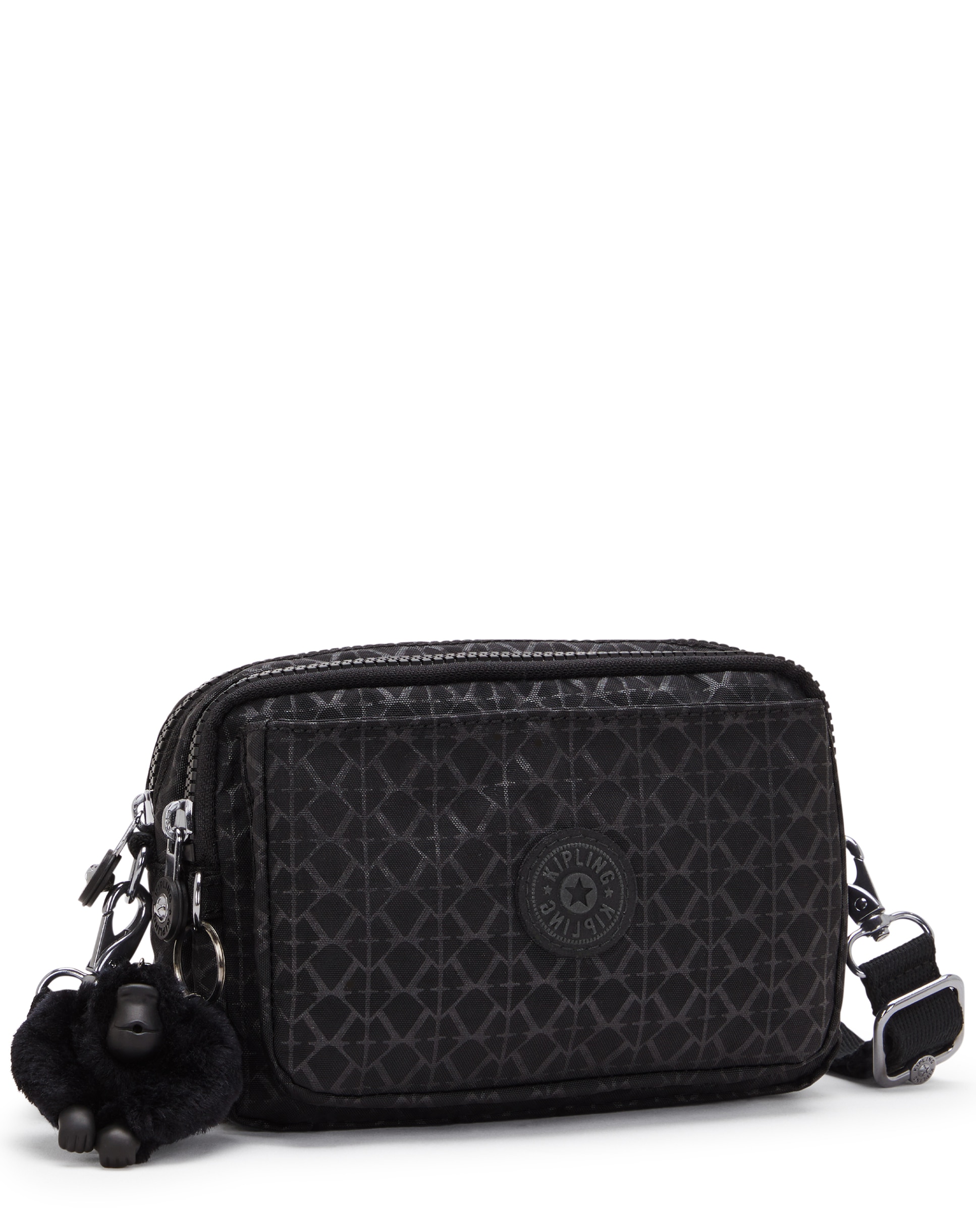 Bolsito cruzado de mujer 2 en 1 convertible en riñonera - Kipling - Negro mate Negro mate-6