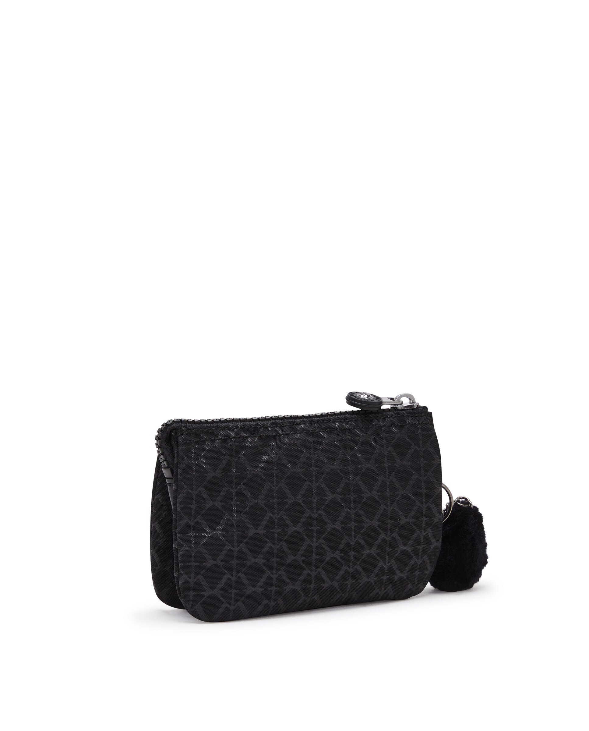 Monedero de mujer pequeño multiusos con cremallera y llavero - Kipling - Negro mate Negro mate-3
