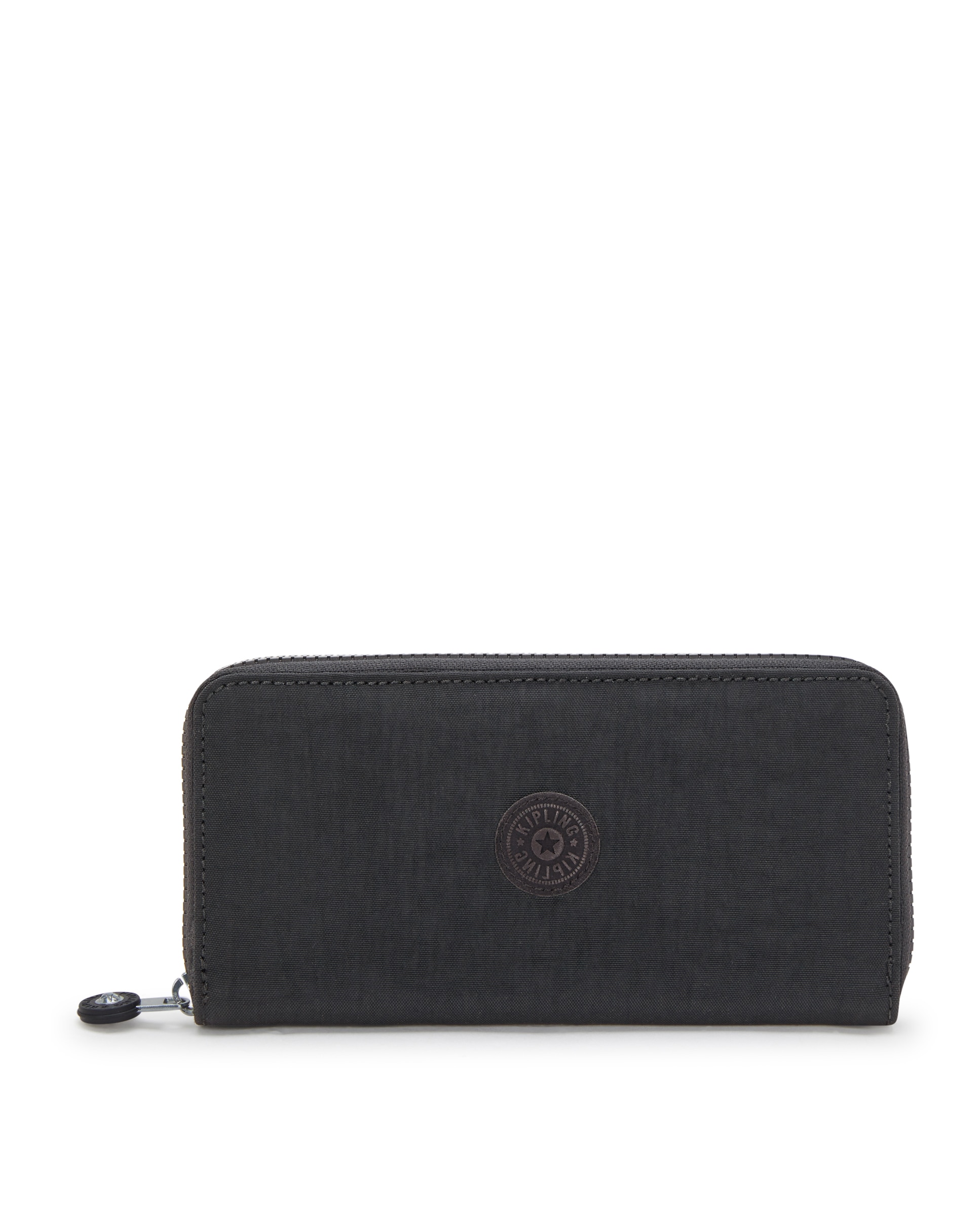 Cartera de mujer grande con cremallera y ranuras para tarjetas - Kipling - Negro Negro-1