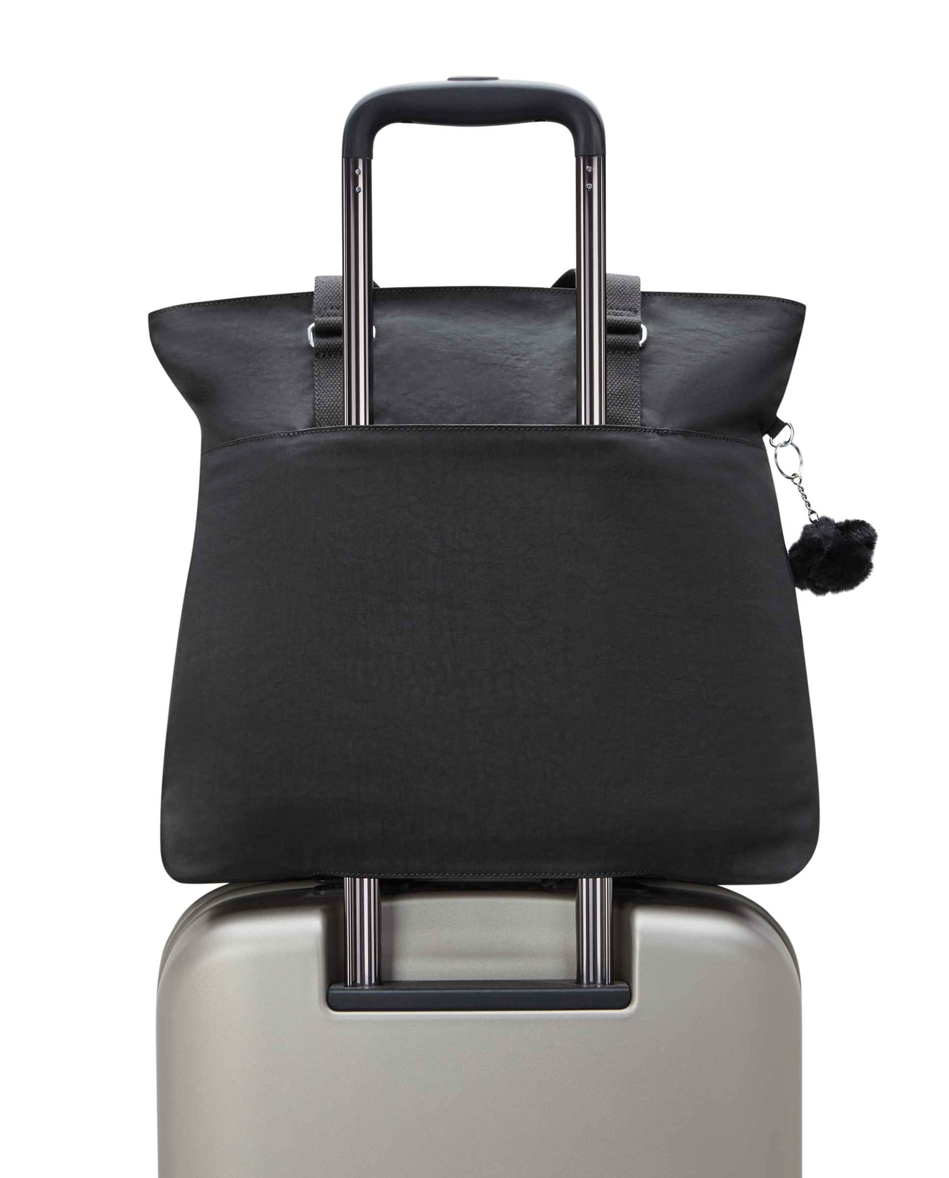 Shopper con compartimento para portátil y bolsillos exteriores - Kipling - Negro Negro-5