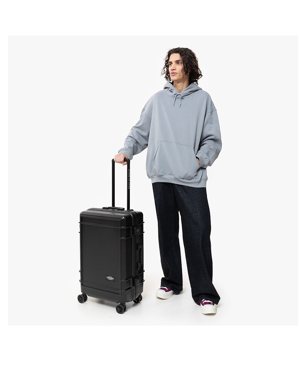 Maleta mediana resist'r case m rígida con capacidad de 63 l - Eastpak - Negro mate Negro mate-4