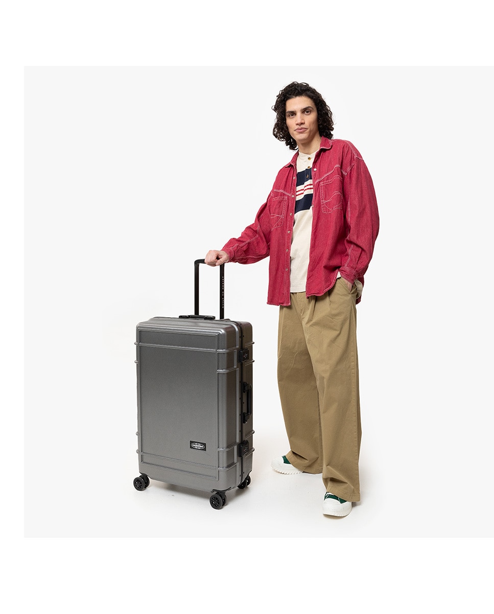 Maleta grande resist'r case l rígida con capacidad de 90 l - Eastpak - Gris Gris-4