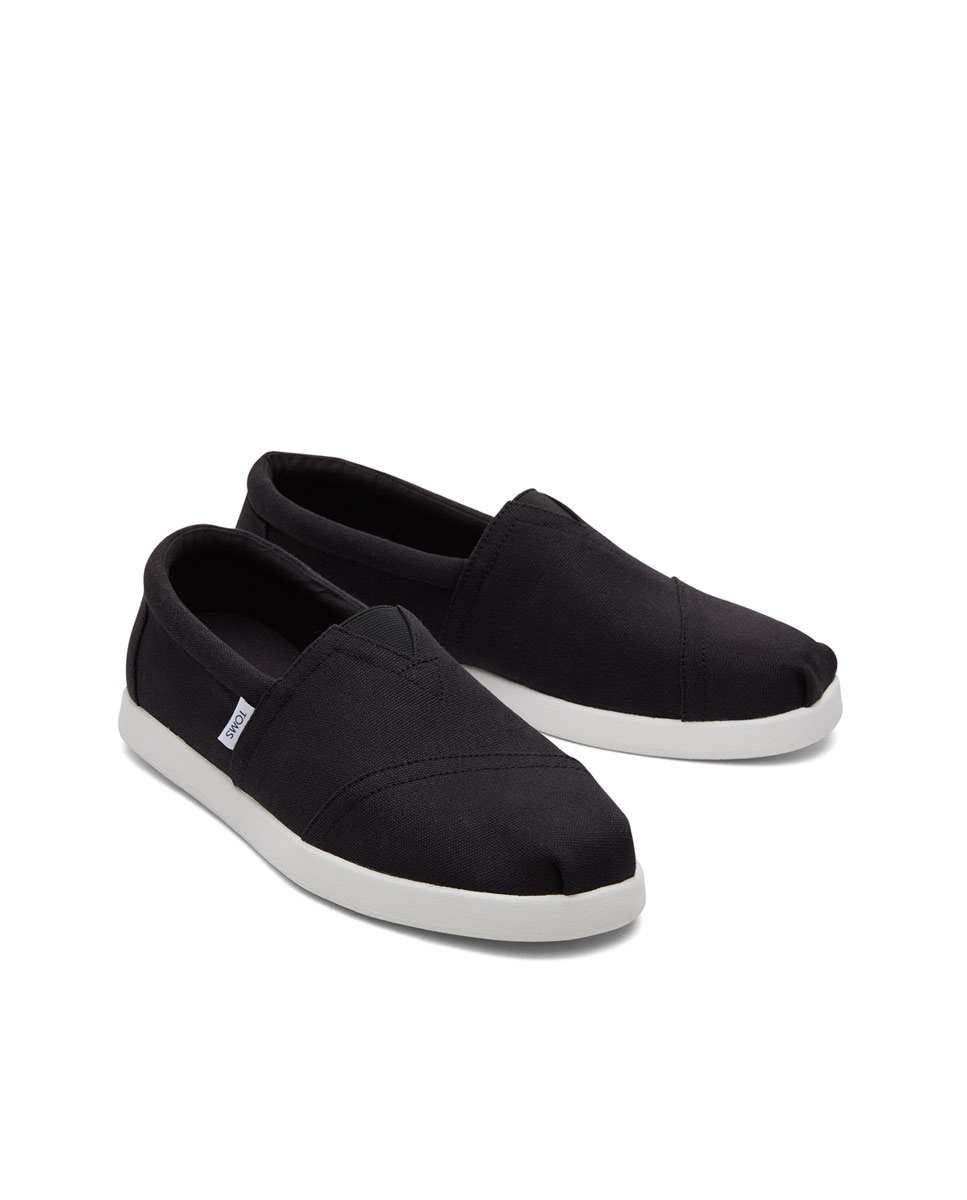 Alpargatas de hombre de lona y algodón - Toms - Negro Negro-3