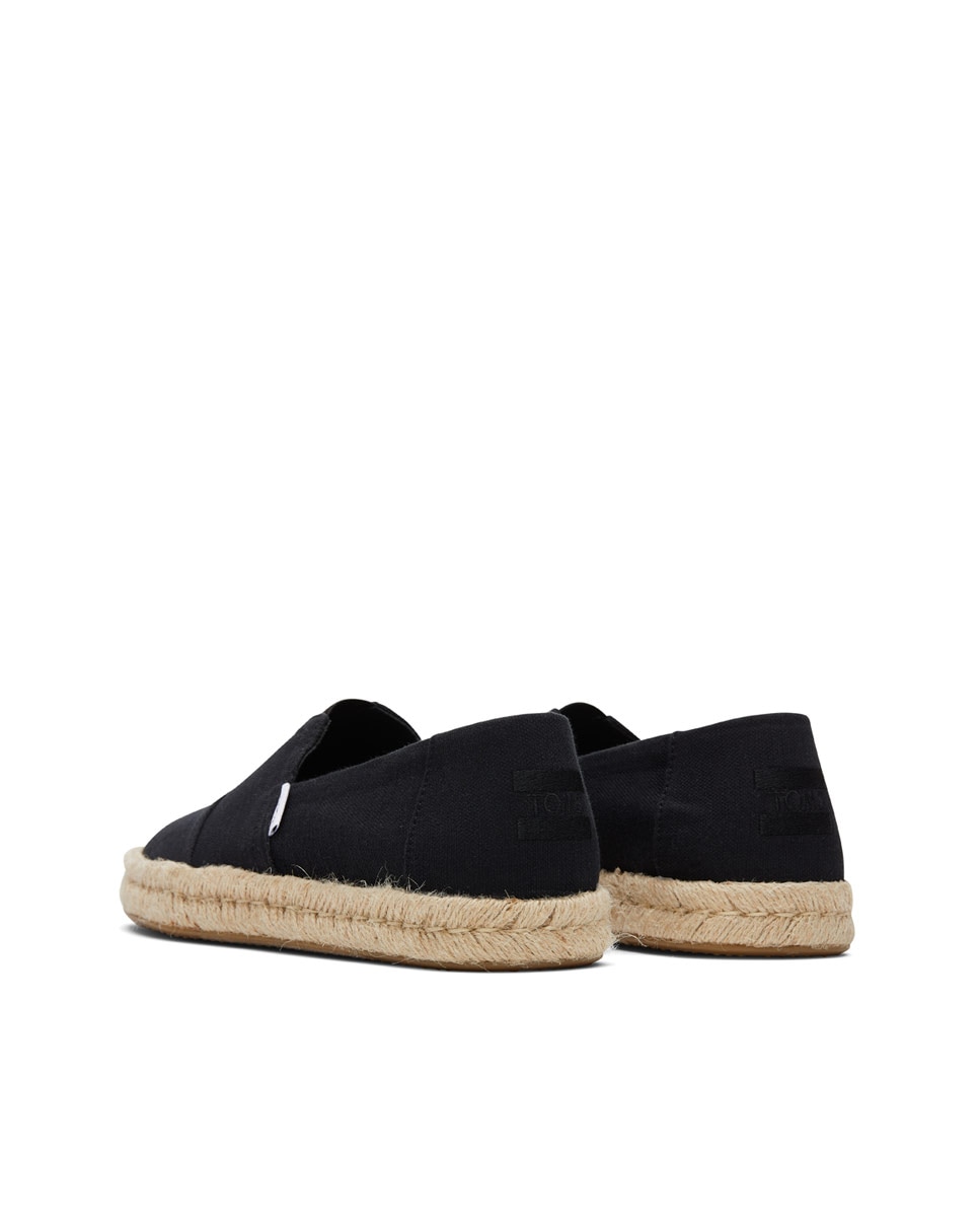Alpargatas de hombre rope 2.0 de lona - Toms - Negro Negro-2