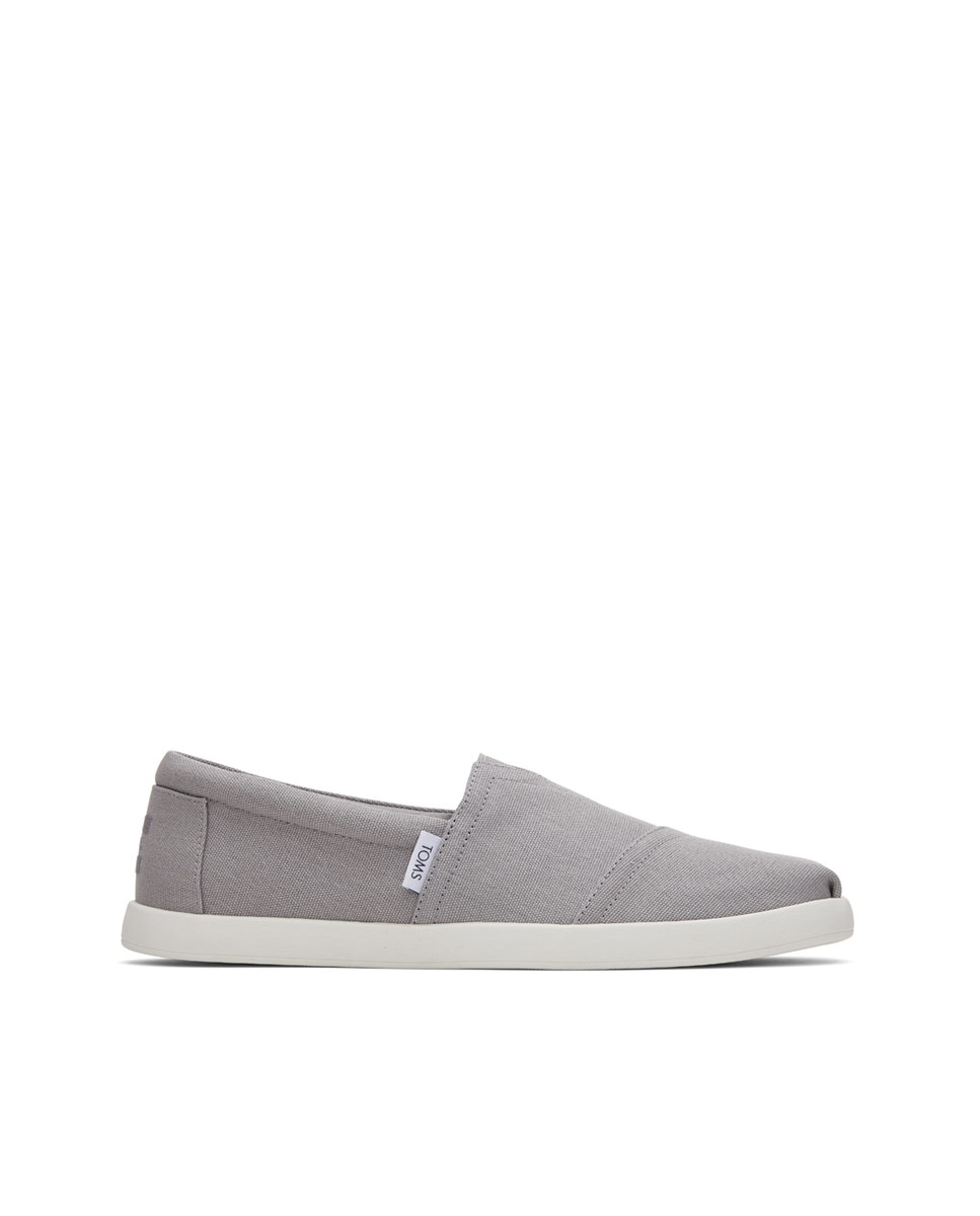 Alpargatas de hombre de lona y algodón - Toms - Gris Gris-1
