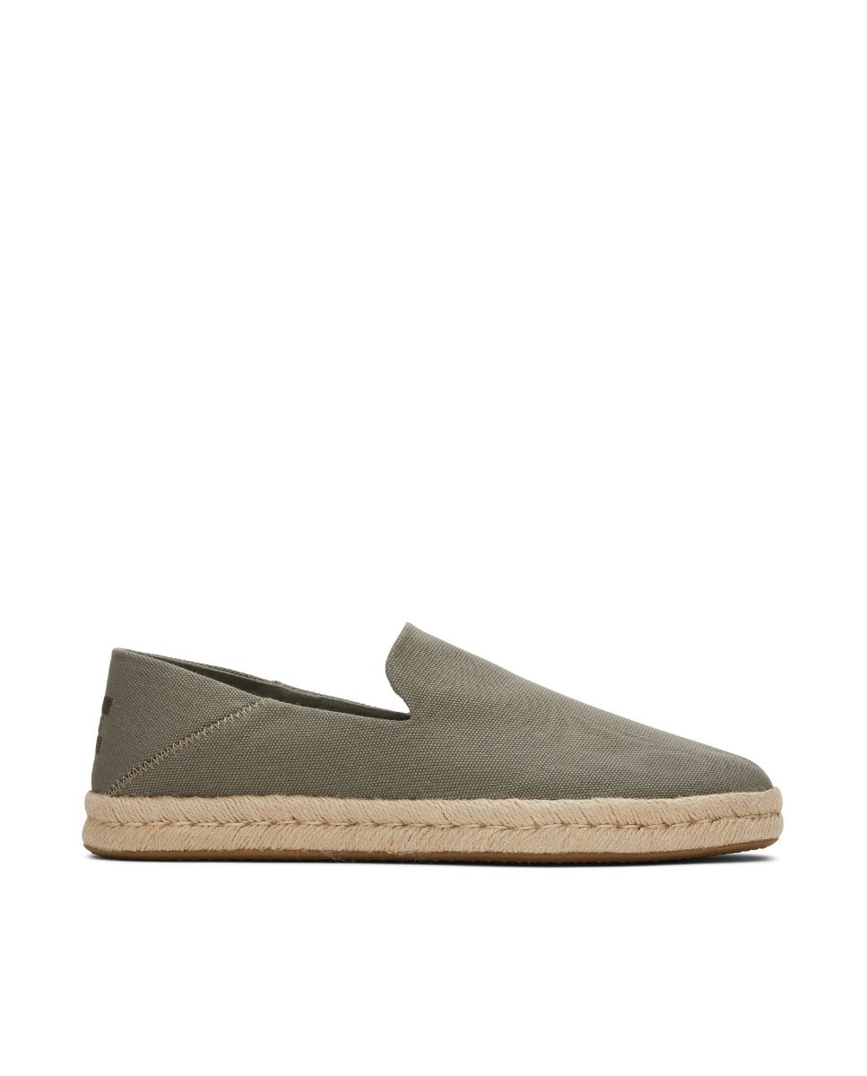 Alpargatas de hombre santiago toms en lona con yute - Gris oscuro Gris oscuro-1
