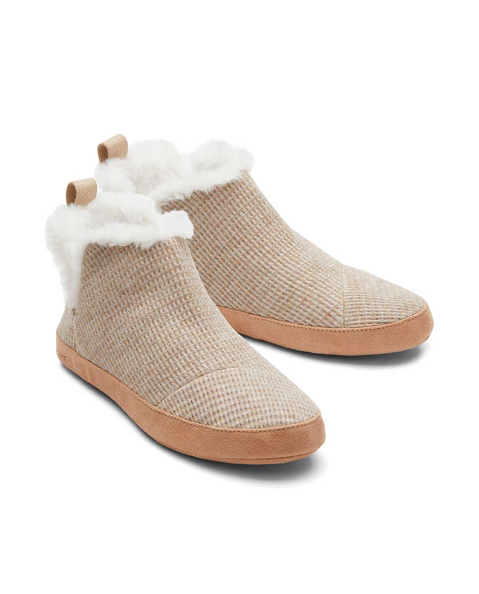 Zapatillas de casa lola toms - Marrón Marrón-3